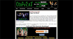 Desktop Screenshot of copycatband.com